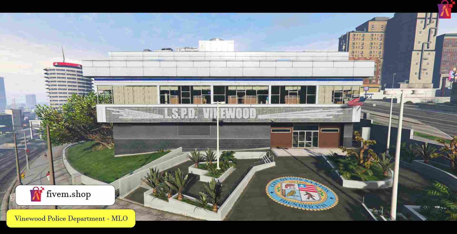 Vinewood Police Station FiveM Police Department MLO