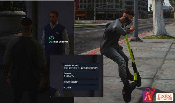 QBCore Scooterrentalre