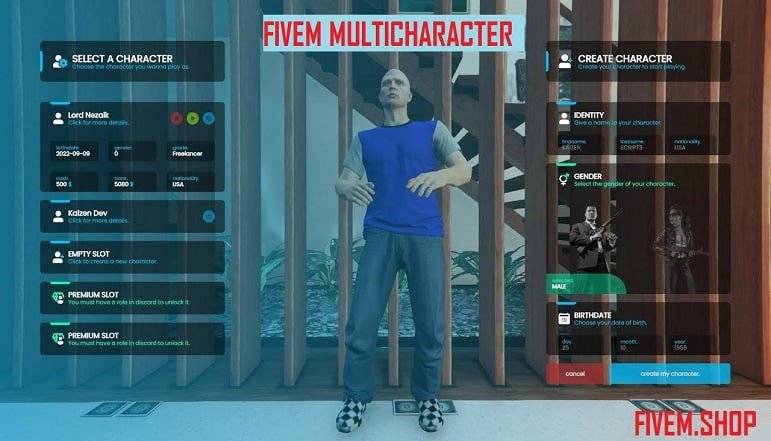 FiveM Multicharacter