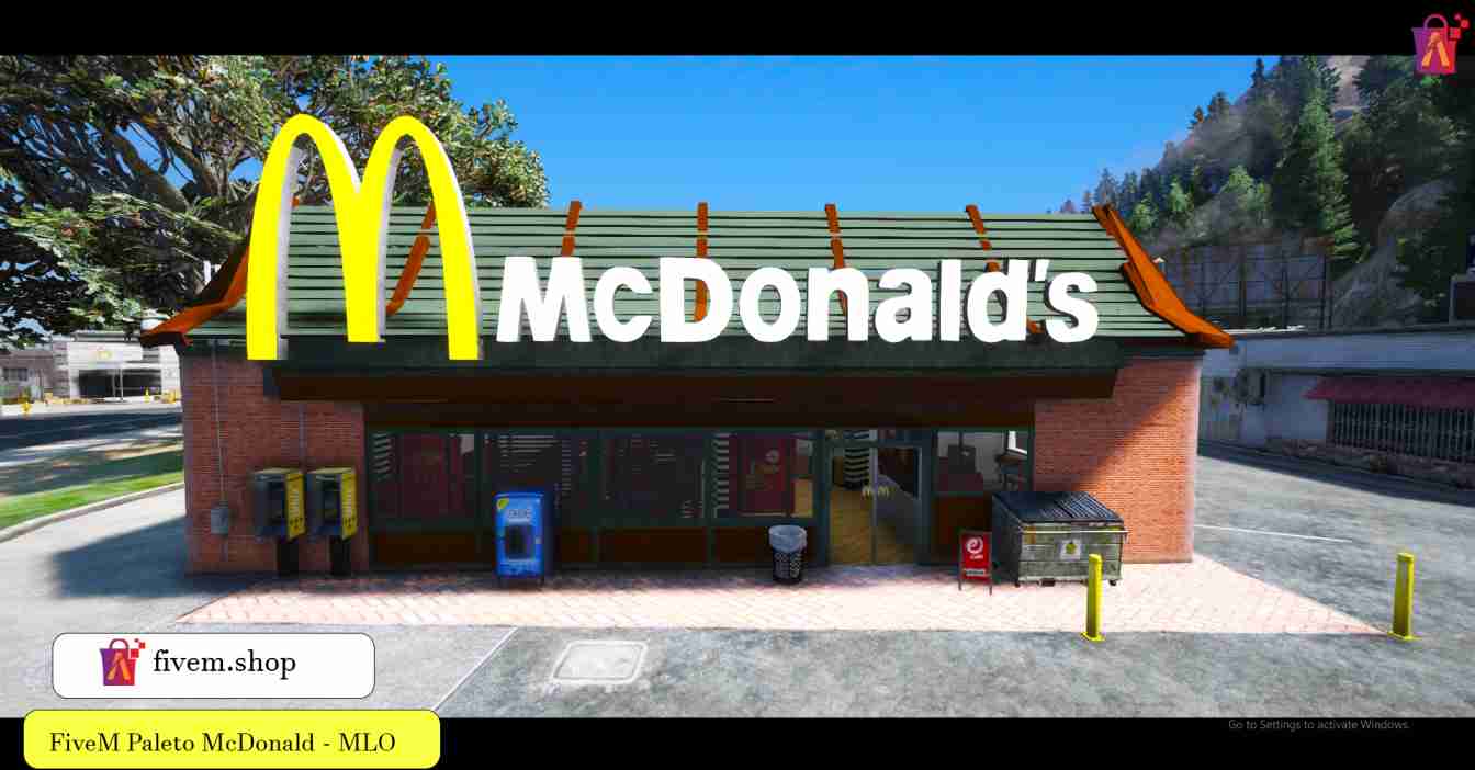 FiveM Paleto McDonald MLO | FiveM Restaurant MLO