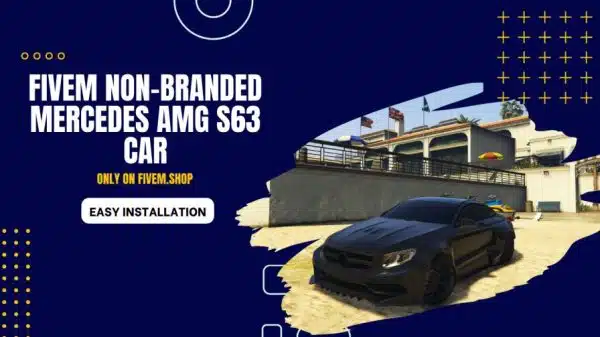 FiveM Non Branded Mercedes AMG S63 Car