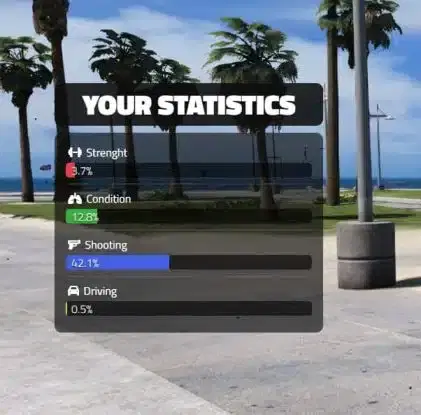 FiveM Gym And Skills Script